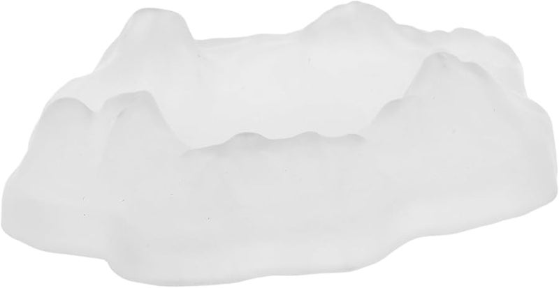 منفضة سجائر من الكريستال الزجاجي المضاد للرياح، صينية تدخين محمولة للاستخدام الداخلي والخارجي، حامل سيجار للمكتب - Image 1